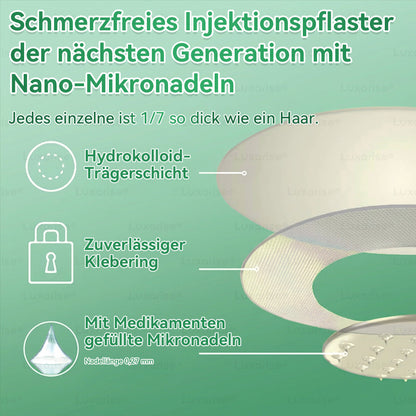 ✅👩‍🔬Einmal täglich, sichtbare Veränderungen in 7 Tagen Luxarise® Moringa · Berberin 10-in-1 fortschrittliches Nano-Mikronadel-Pflaster  Übergewicht, Diabetes, Schlafapnoe und Gelenkprobleme
