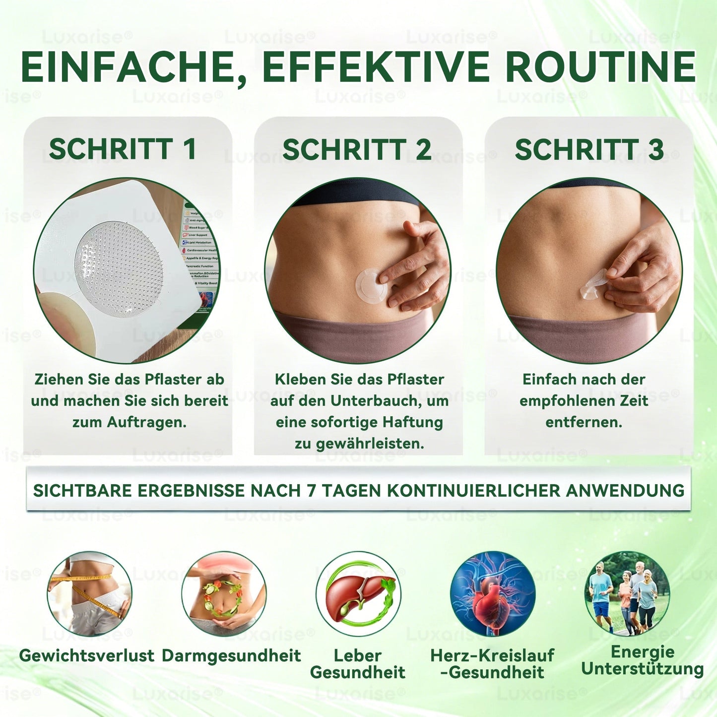 ✅👩‍🔬Einmal täglich, sichtbare Veränderungen in 7 Tagen Luxarise® Moringa · Berberin 10-in-1 fortschrittliches Nano-Mikronadel-Pflaster  Übergewicht, Diabetes, Schlafapnoe und Gelenkprobleme