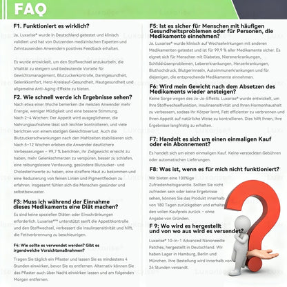 ✅👩‍🔬Einmal täglich, sichtbare Veränderungen in 7 Tagen Luxarise® Moringa · Berberin 10-in-1 fortschrittliches Nano-Mikronadel-Pflaster  Übergewicht, Diabetes, Schlafapnoe und Gelenkprobleme